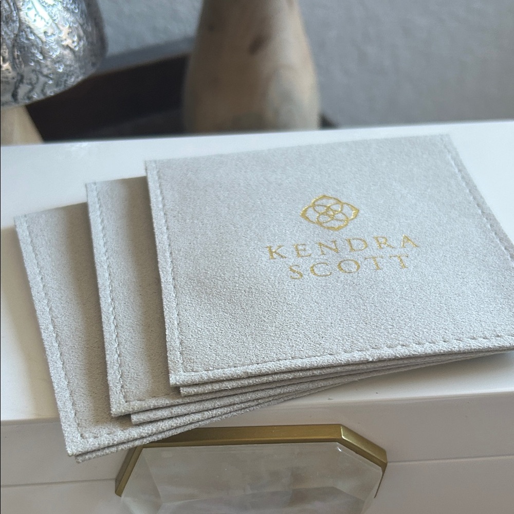 Kendra Scott. Demi-Fine Bag Pouches. New
